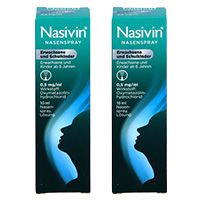 NASIVIN Nasenspray o.Kons.Erw.u.Schulkinder Doppelpackung (2x10ml)