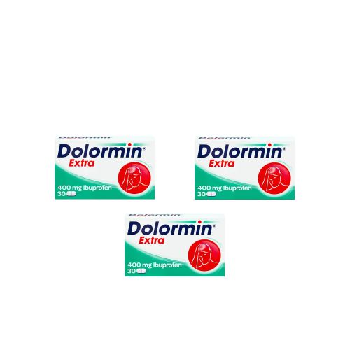 Dolormin® Extra Ibuprofen bei Kopfschmerzen (3x 30St)