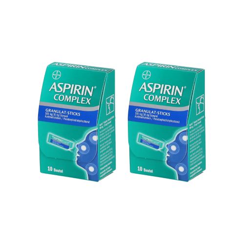 ASPIRIN Complex Granulat-Sticks 500 mg/30 mg Gran. Set (2x 10 St)