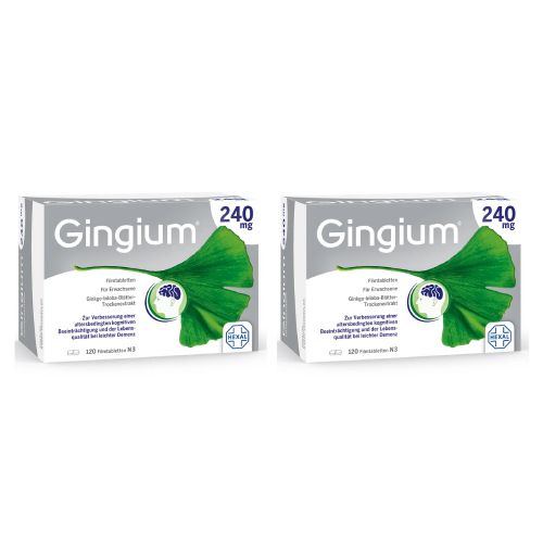 Gingium® 240 mg Filmtabletten Doppelpackung (2x120St)