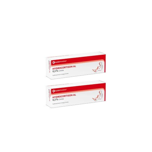 HYDROCORTISON AL 0,5% Creme Doppelpackung (2x30g)