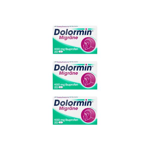 DOLORMIN Migräne Filmtabletten (3x20St)