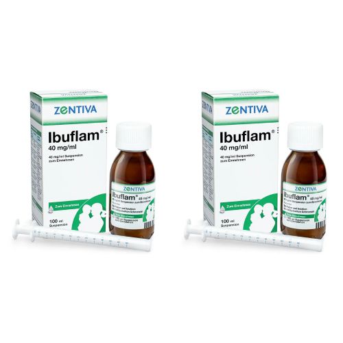 Ibuflam® Kindersaft 40 mg/ml gegen Fieber Set (2x100ml)