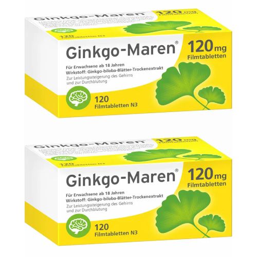 GINKGO-MAREN 120 mg Filmtabletten Doppelpackung (2x 120St)