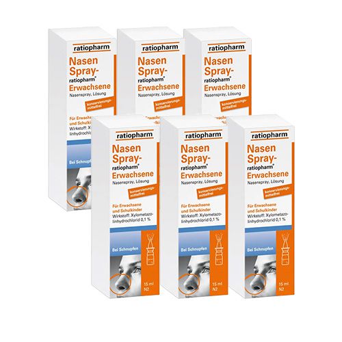 Nasenspray-ratiopharm® Erwachsene (6x 15ml)