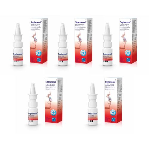 SEPTANASAL 1 mg/ml + 50 mg/ml Nasenspray (5x 10ml)