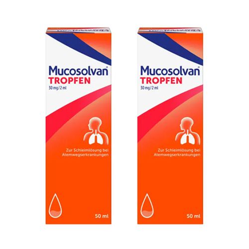 MUCOSOLVAN Tropfen 30 mg/2 ml Doppelpackung (2x 50ml)