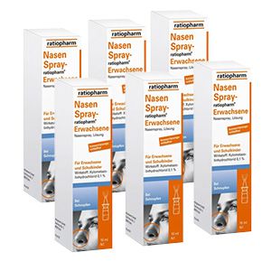 Nasenspray-ratiopharm® Erwachsene (6x 10ml)