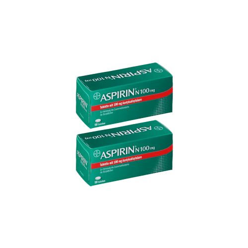 ASPIRIN N 100 mg Tabletten Doppelpackung (2x 98St)