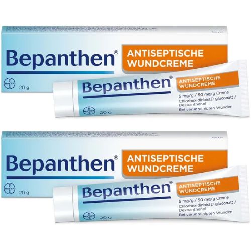 BEPANTHEN antiseptische Wundcreme Doppelpackung (2x 20g)