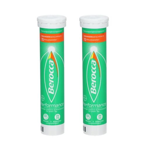 BEROCCA Performance Brausetabletten Doppelpackung (2x 15St)