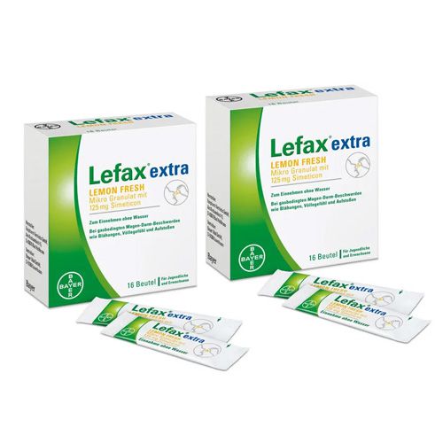 LEFAX extra Lemon Fresh Mikro Granulat Doppelpackung (2x 16St)