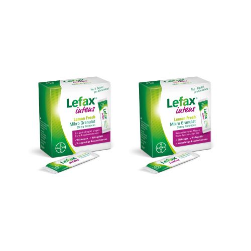 LEFAX intens Lemon Fresh Mikro Granulat 250 mg Simeticon (2x 50St)