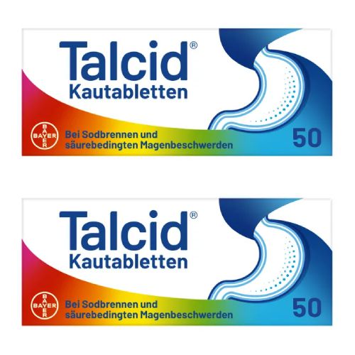 TALCID Kautabletten Doppelpackung (2x 50St)