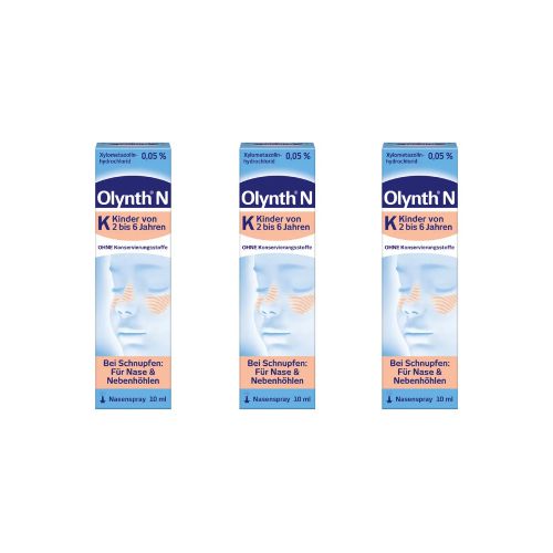 OLYNTH 0,05% für Kinder Nasendosierspray (3x 10ml)