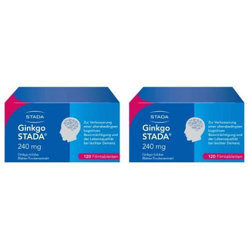 GINKGO STADA 240 mg Filmtabletten Doppelpackung (2x 120St)