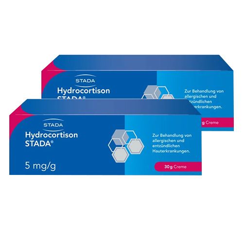 HYDROCORTISON STADA 5 mg/g Creme Doppelpackung (2x 30g)