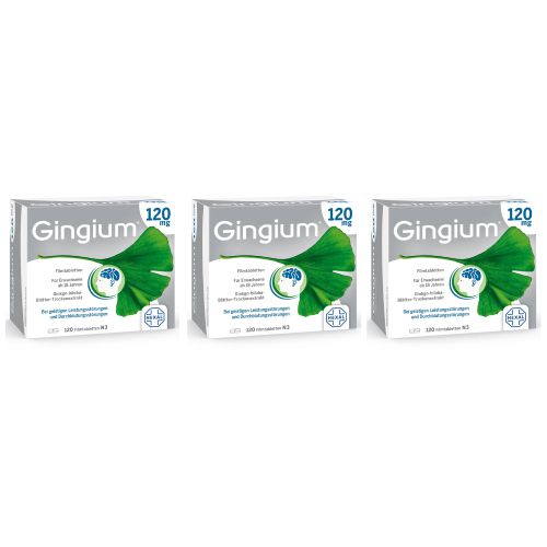 GINGIUM 120 mg Filmtabletten (3x120 St)