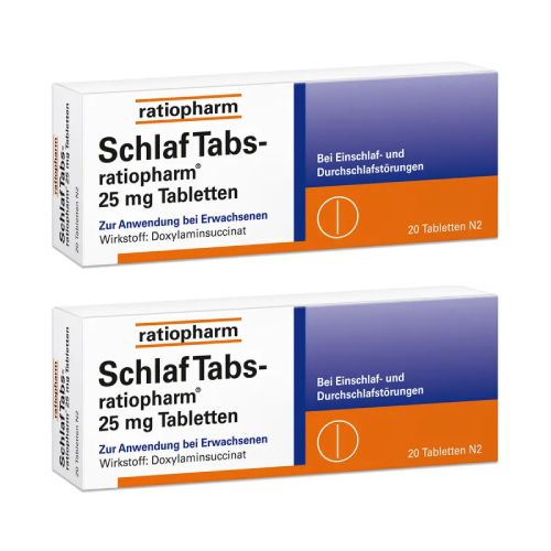 SCHLAF TABS-ratiopharm 25 mg Tabletten (2x20 St)