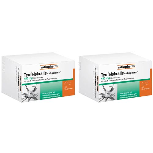 TEUFELSKRALLE-RATIOPHARM Filmtabletten (2x200 St)