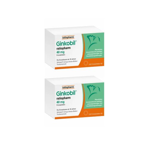 GINKOBIL-ratiopharm 40 mg Filmtabletten (2x120 St)