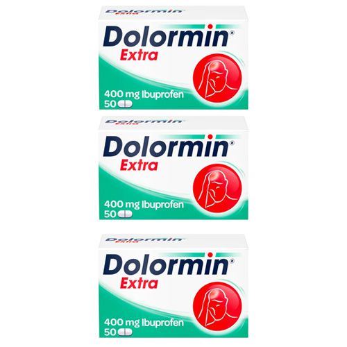 Dolormin® Extra Ibuprofen bei Kopfschmerzen (3x 50St)