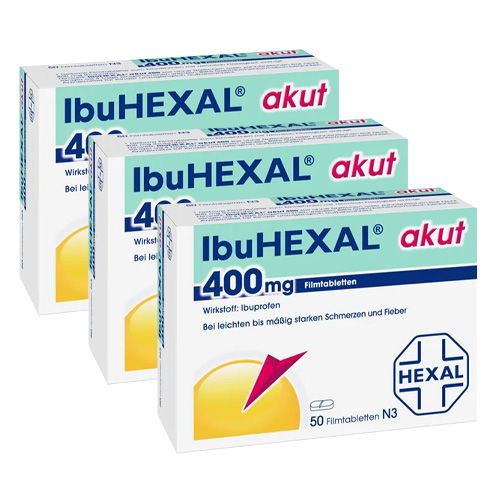 IBUHEXAL akut 400 Filmtabletten (3x 50St)