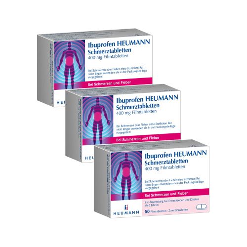 IBUPROFEN Heumann Schmerztabletten 400 mg (3x50 St)