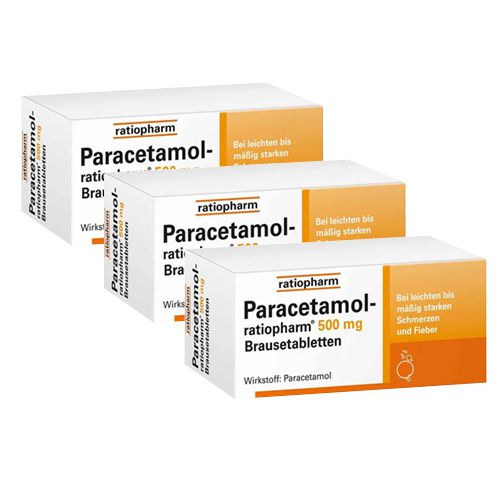 PARACETAMOL-ratiopharm 500 mg Brausetabletten (3x20 St)