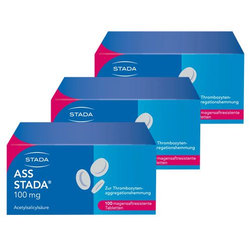 ASS STADA 100 mg magensaftresistente Tabletten (3x100 St)