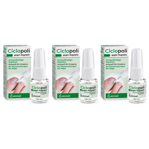 CICLOPOLI gegen Nagelpilz (3x 6,6ml)