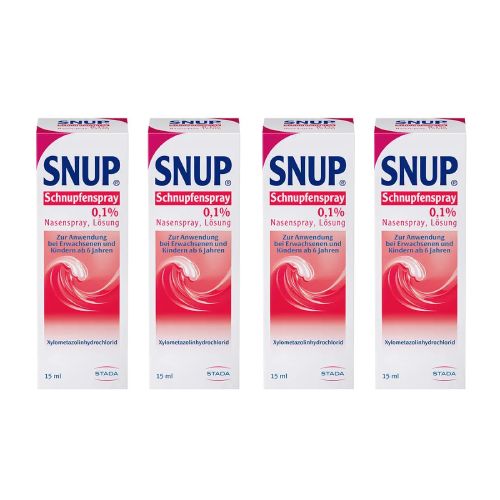 SNUP Schnupfenspray 0,1% Nasenspray (4x 15ml)