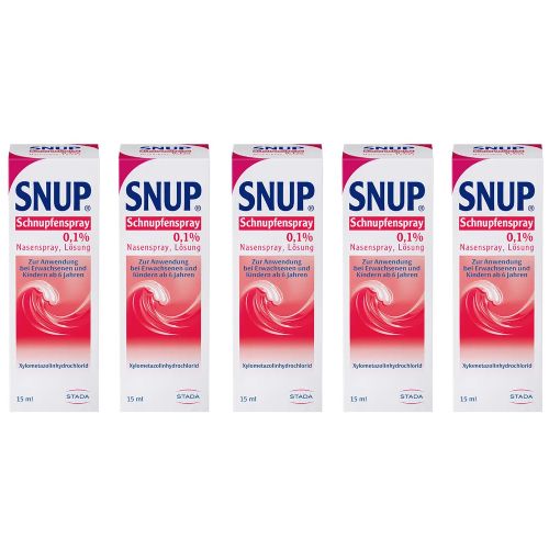 SNUP Schnupfenspray 0,1% Nasenspray (5x 15ml)