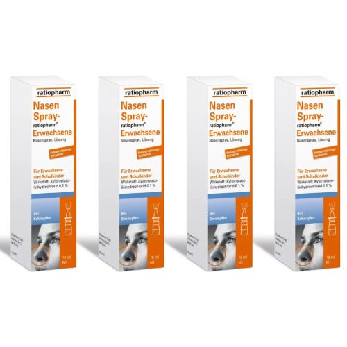 Nasenspray-ratiopharm® Erwachsene (4x10 ml)