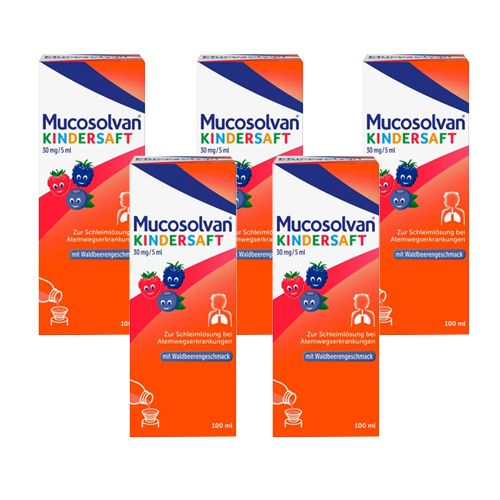 MUCOSOLVAN Kindersaft 30 mg/5 ml (5x100 ml)