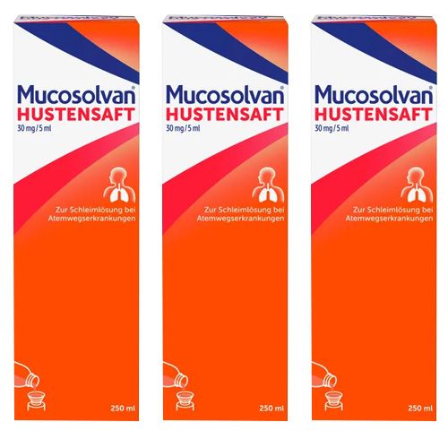 MUCOSOLVAN Saft 30 mg/5 ml (3x250 ml)