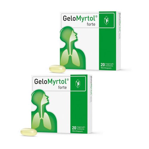 GELOMYRTOL forte magensaftresistente Weichkapseln (2x20 St)