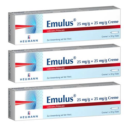 EMULUS 25 mg/g + 25 mg/g Creme (3x30 g)