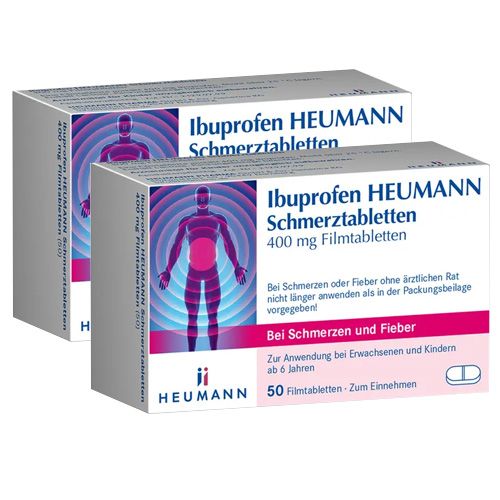 IBUPROFEN Heumann Schmerztabletten 400 mg (2x50 St)