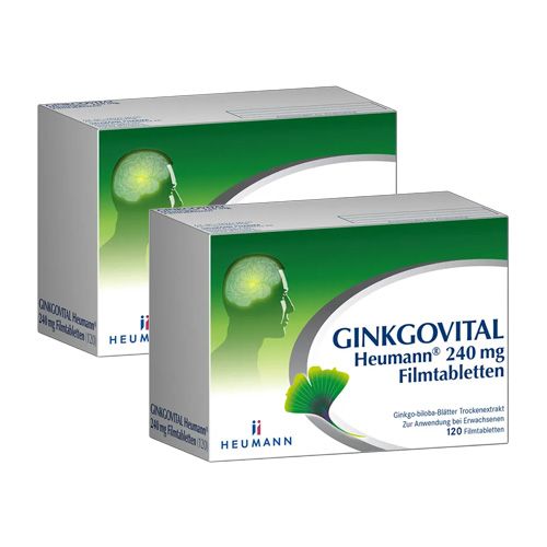 GINKGOVITAL Heumann 240 mg Filmtabletten (2x120 St)