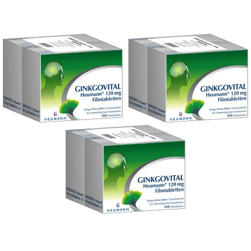 GINKGOVITAL Heumann 120 mg Filmtabletten (3x 200St)