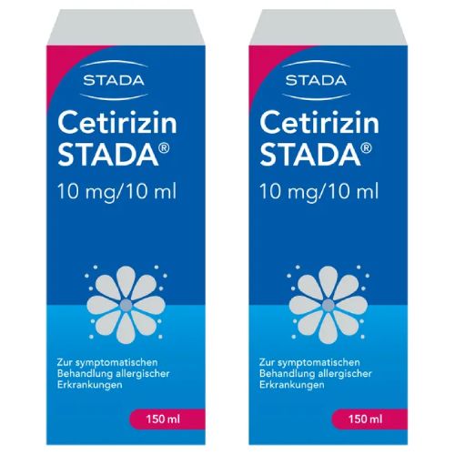 CETIRIZIN STADA Saft 10 mg/10 ml Set (2x 150ml)