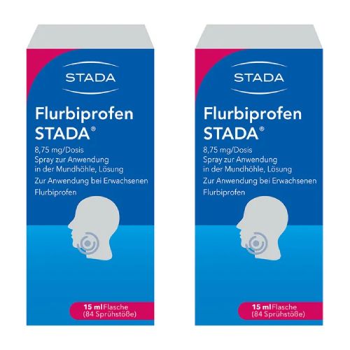 FLURBIPROFEN STADA 8,75 mg/Dosis Spray Anw.Mundhö. Set (2x 15ml)