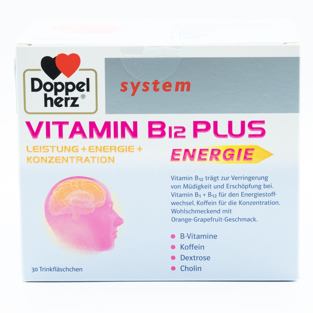 DOPPELHERZ Vitamin B12 Plus System Trinkampullen 30X25 Ml - Doppelherz ...