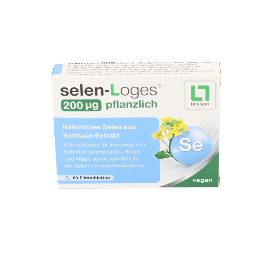 SELEN-LOGES 200 μg pflanzlich Filmtabletten