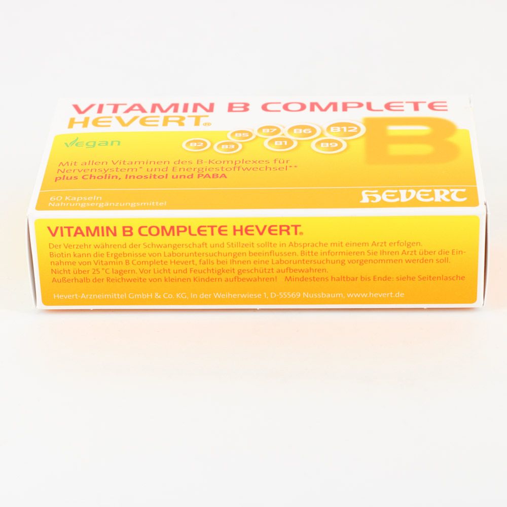 VITAMIN B COMPLETE Hevert Kapseln 60 Stück à 0.33 G - Vitamine ...