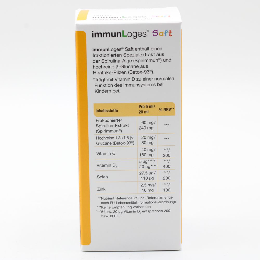 Immunloges Saft 150ml Bodfeld Apotheke