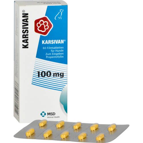 KARSIVAN 100 Filmtabletten f.Hunde 60St Bodfeld Apotheke