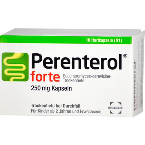 PERENTEROL forte 250 mg Kapseln 10St - Bodfeld Apotheke